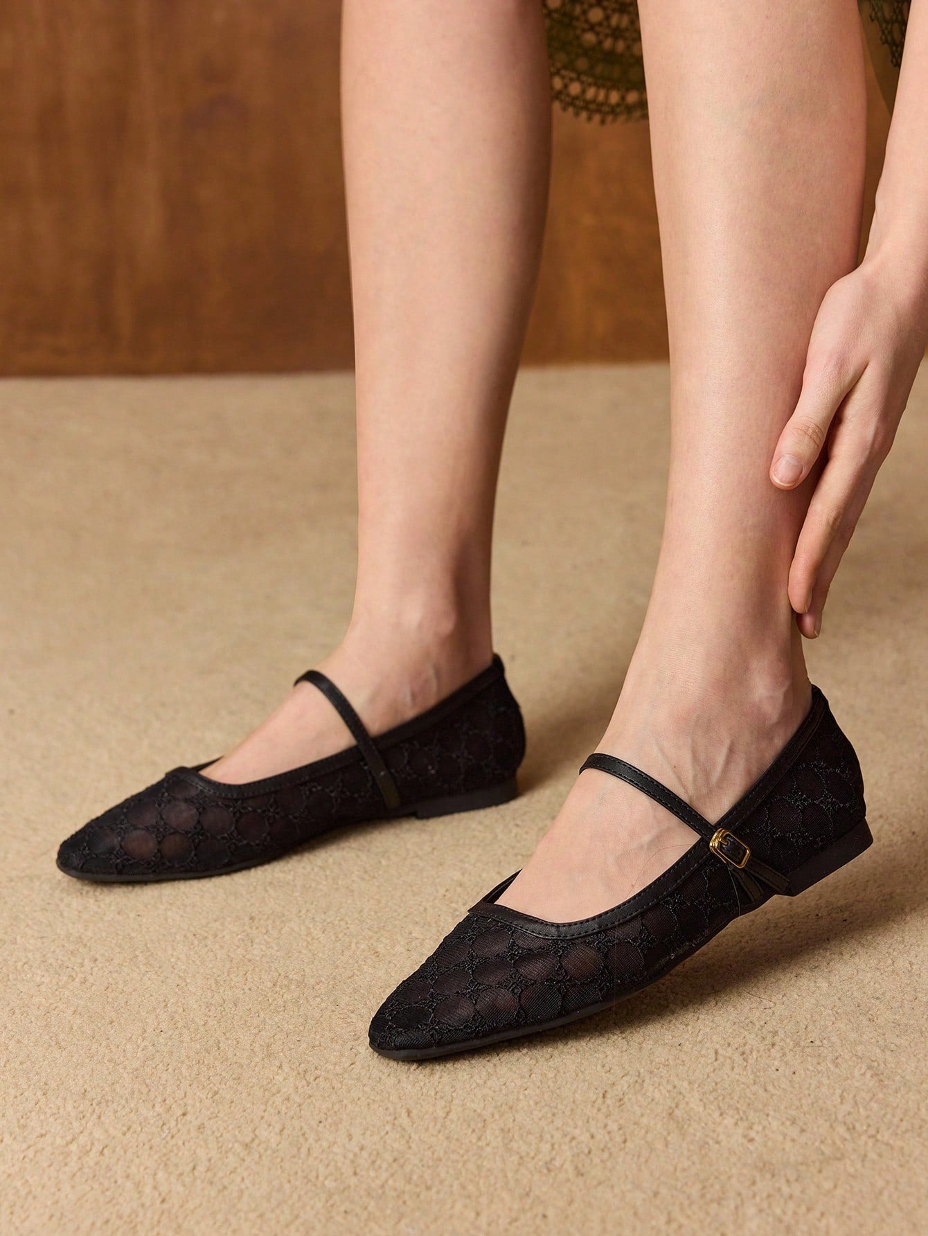 Ayla Ballet Mesh Flats