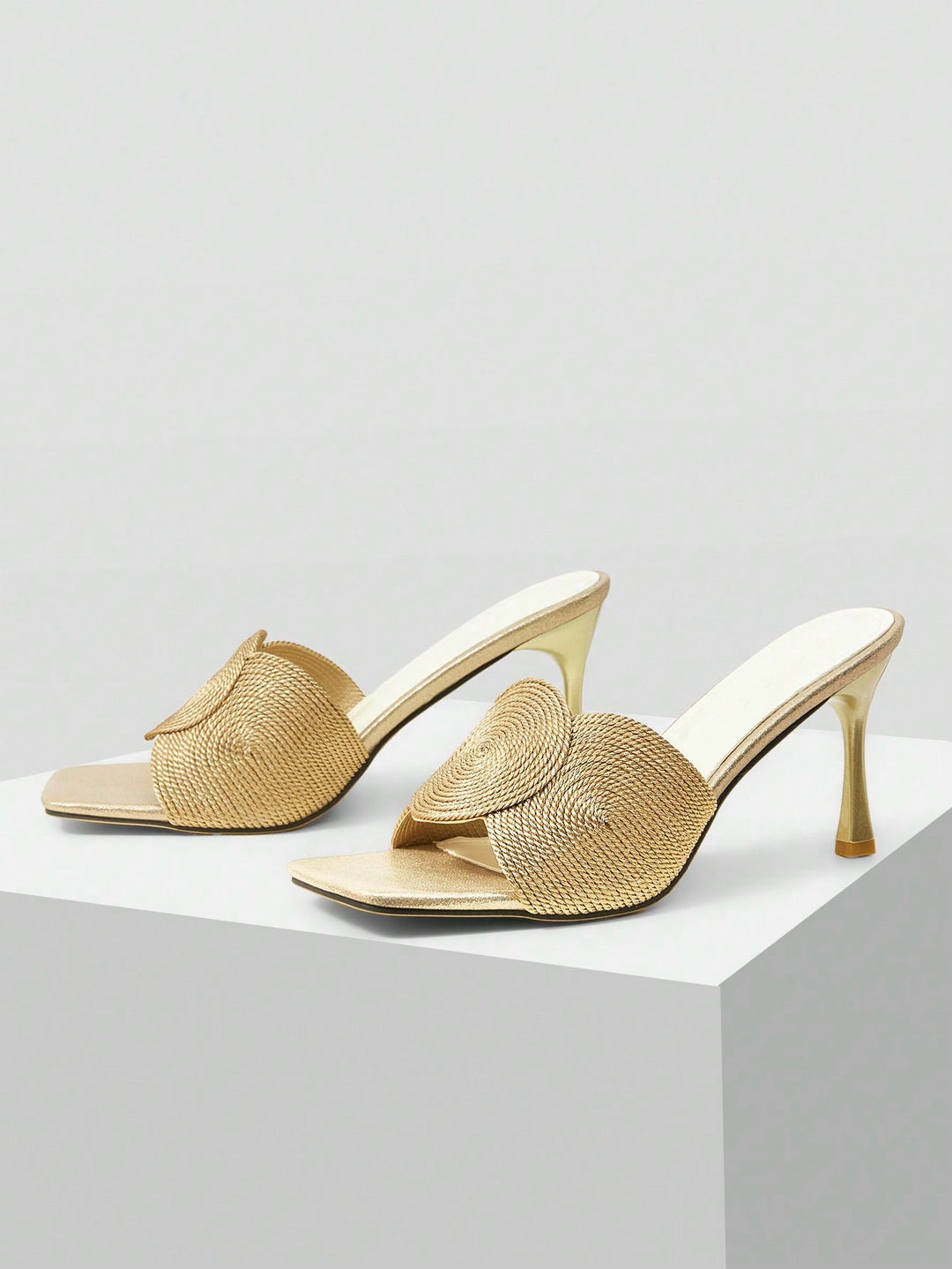 Sienna Square Toe Heels