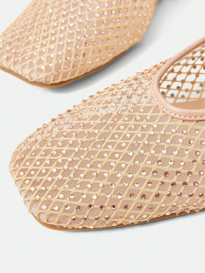 Zarina Crystal Ballet Flats