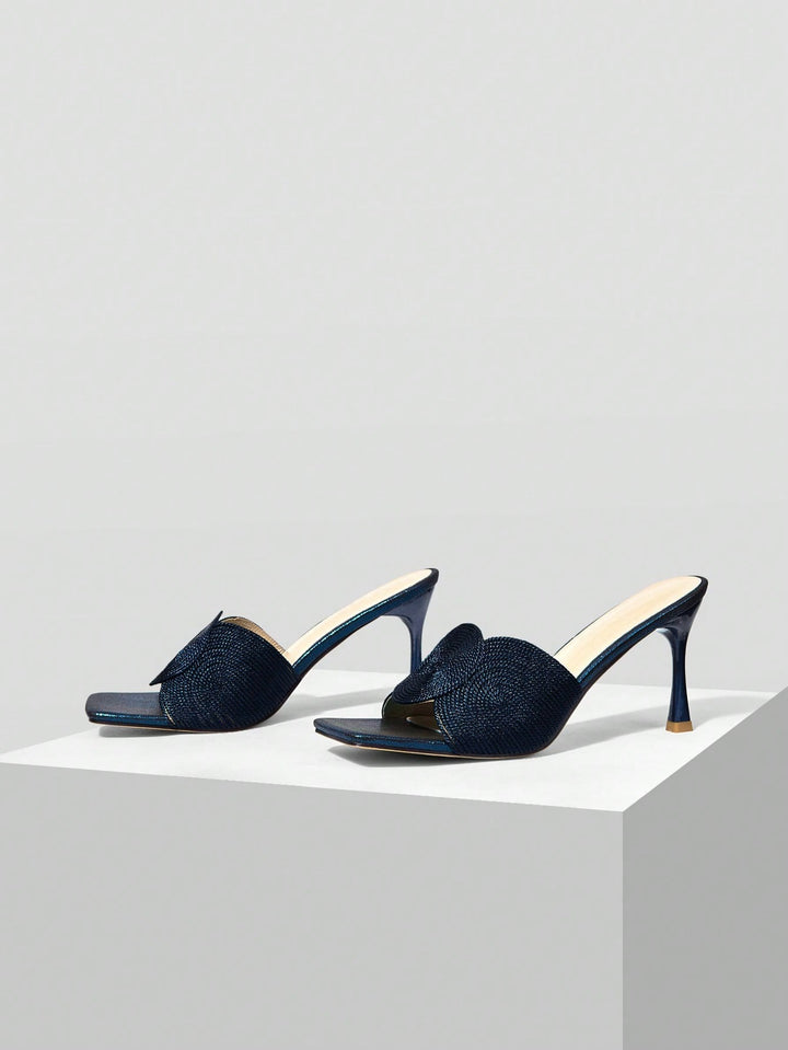 Sienna Square Toe Heels