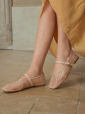 Zarina Crystal Ballet Flats