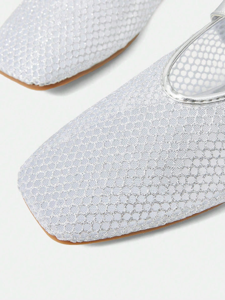 Zarina Crystal Ballet Flats